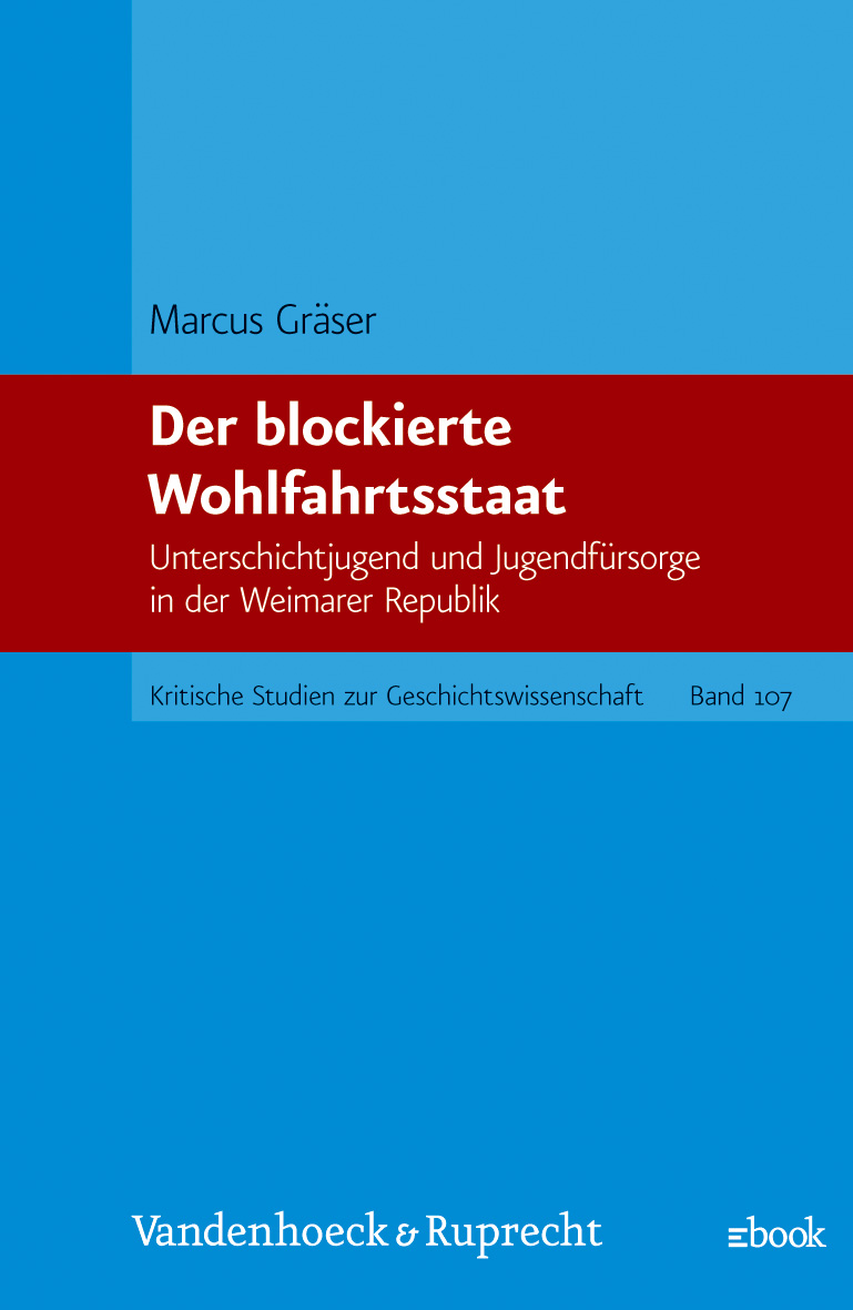 Book cover: Der blockierte Wohlfahrtsstaat