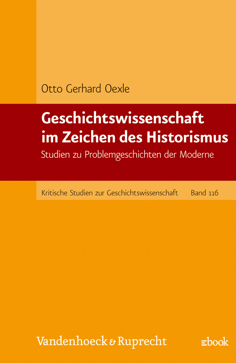 Book cover: Geschichtswissenschaft im Zeichen des Historismus