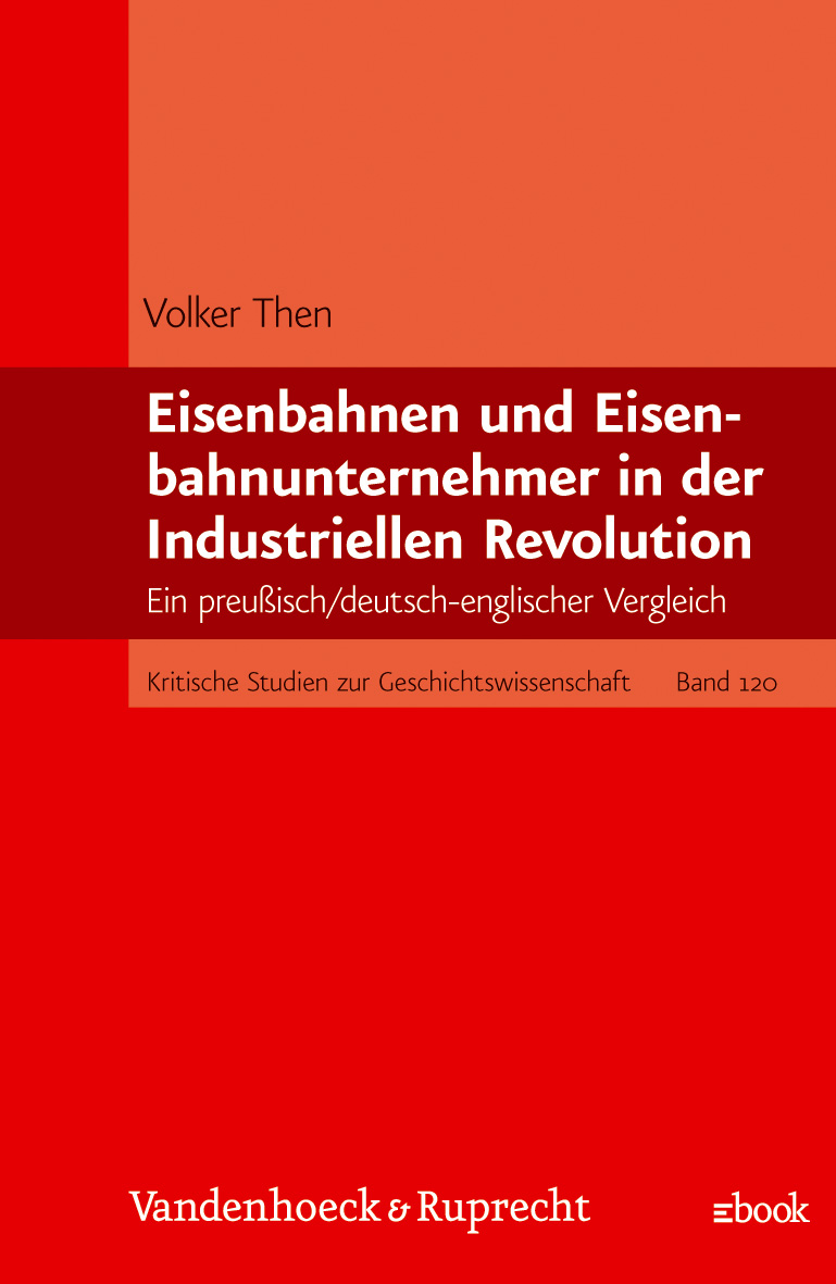 Book cover: Eisenbahnen und Eisenbahnunternehmer in der Industriellen Revolution