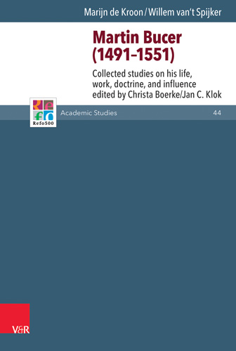 Book cover: Martin Bucer (1491–1551)