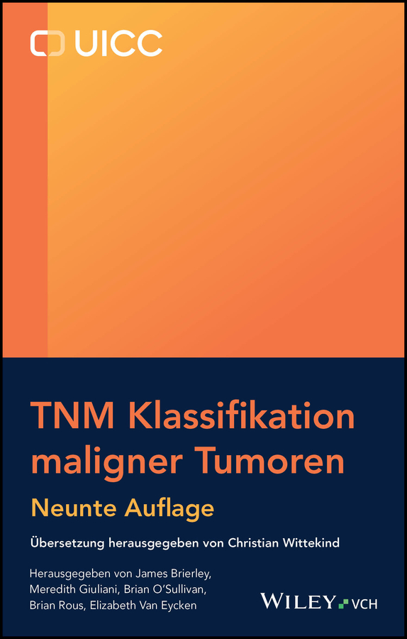 Book cover: TNM Klassifikation maligner Tumoren