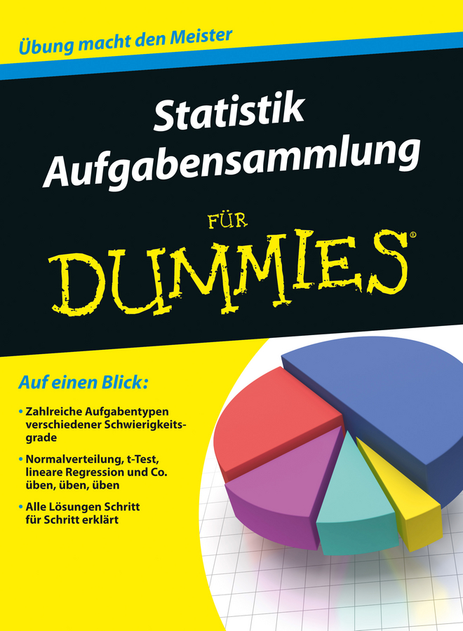 Book cover: Aufgabensammlung Statistik für Dummies