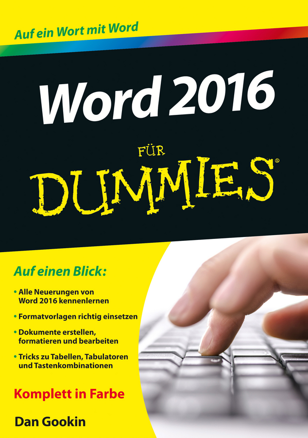 Book cover: Word 2016 für Dummies