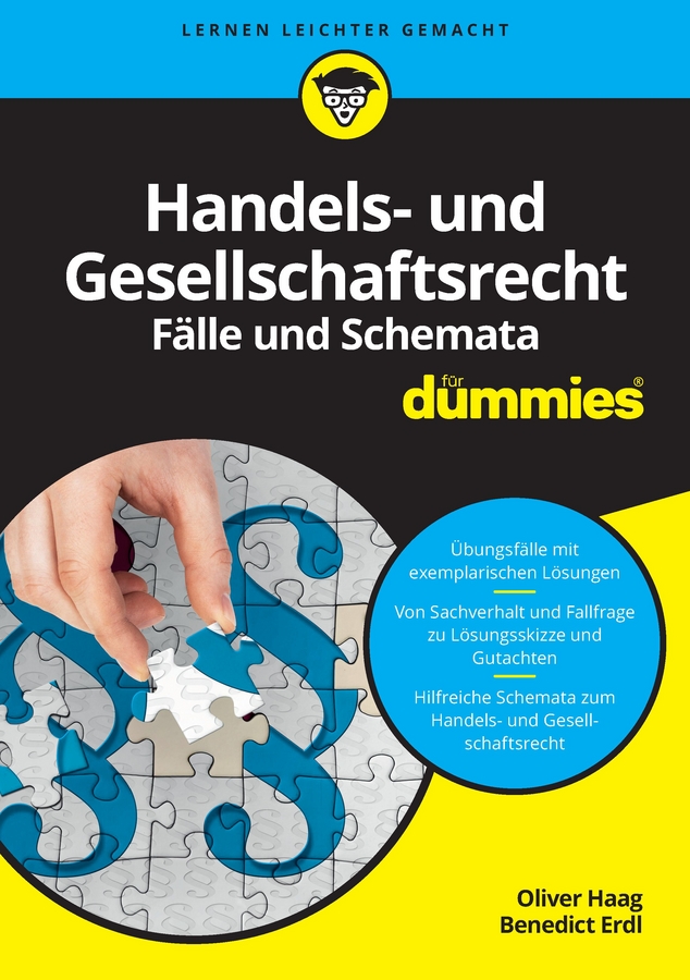 Book cover: Handels- und Gesellschaftsrecht Fälle und Schemata für Dummies