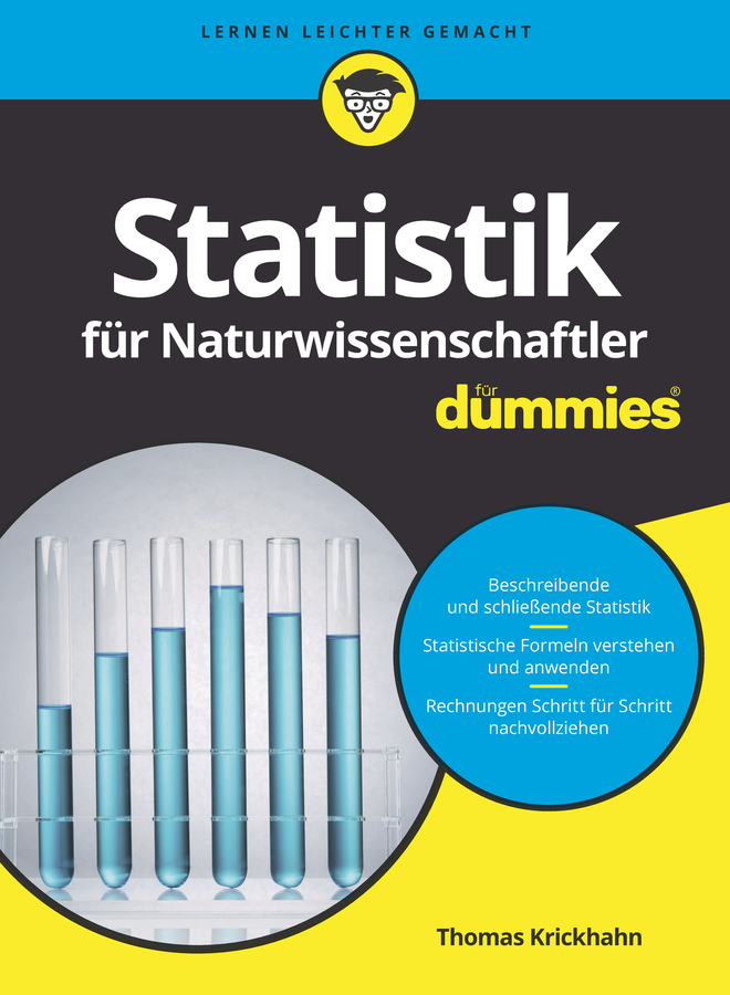 Book cover: Statistik für Naturwissenschaftler für Dummies