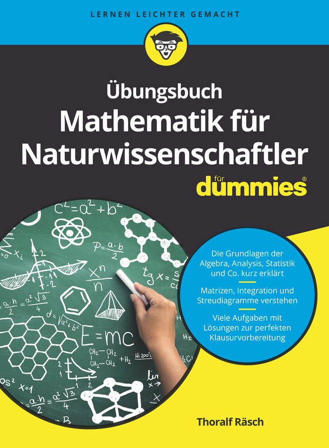 Book cover: Übungsbuch Mathematik für Naturwissenschaftler für Dummies