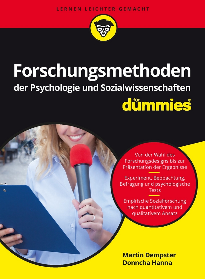 Book cover: Forschungsmethoden der Psychologie und Sozialwissenschaften für Dummies