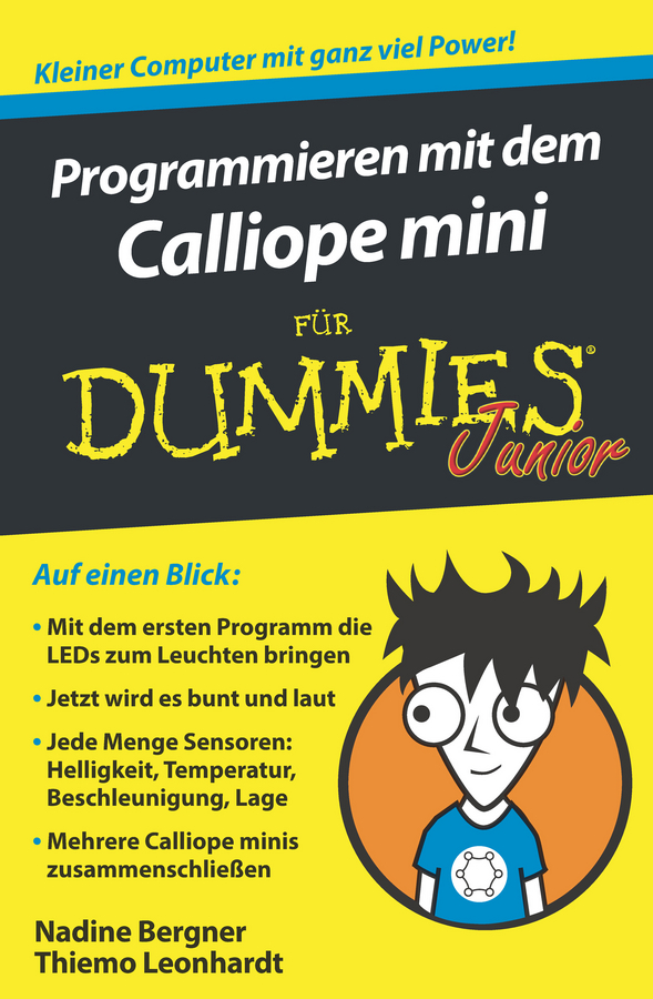 Book cover: Programmieren mit dem Calliope mini für Dummies Junior