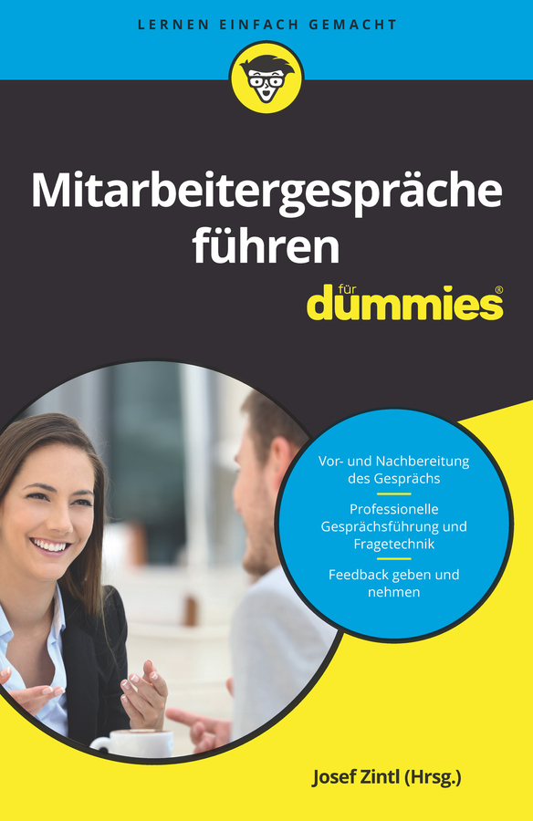 Book cover: Mitarbeitergespräche führen für Dummies