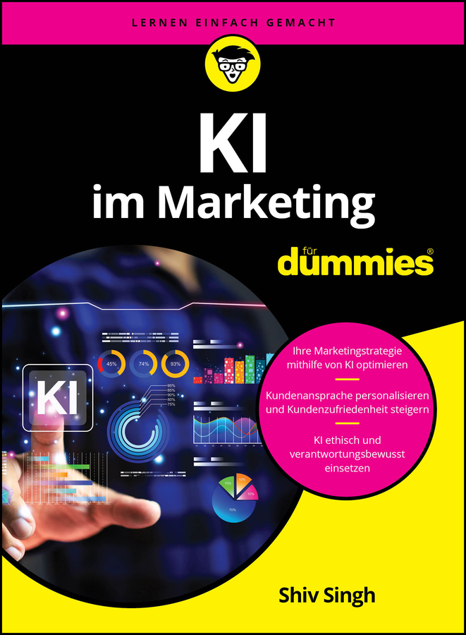 Book cover: KI im Marketing für Dummies