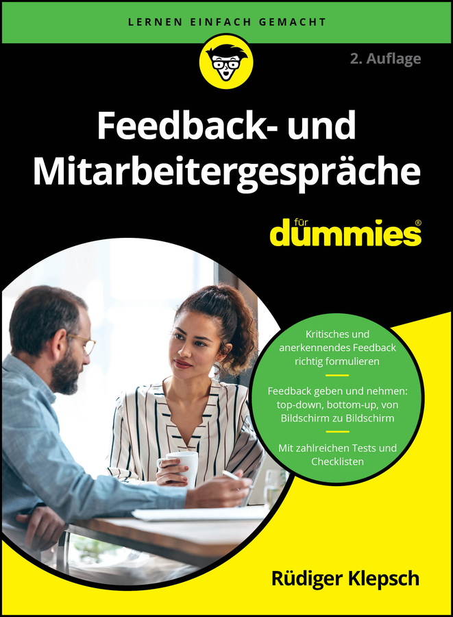 Book cover: Feedback- und Mitarbeitergespräche für Dummies