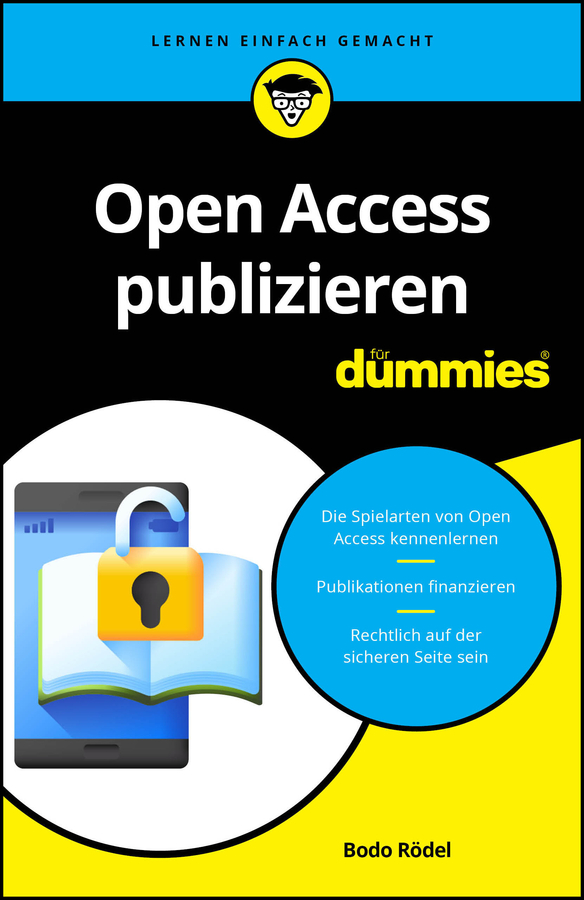 Book cover: Open Access publizieren für Dummies