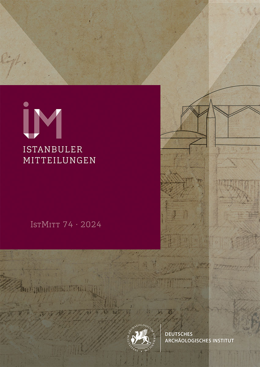 Book cover: Istanbuler Mitteilungen 74, 2024