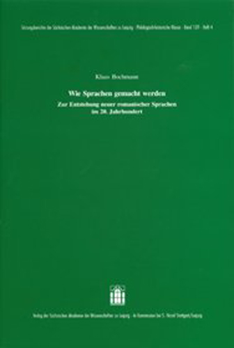 Book cover: Wie Sprachen gemacht werden
