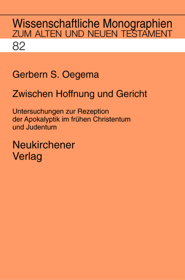 Book cover: Zwischen Hoffnung und Gericht