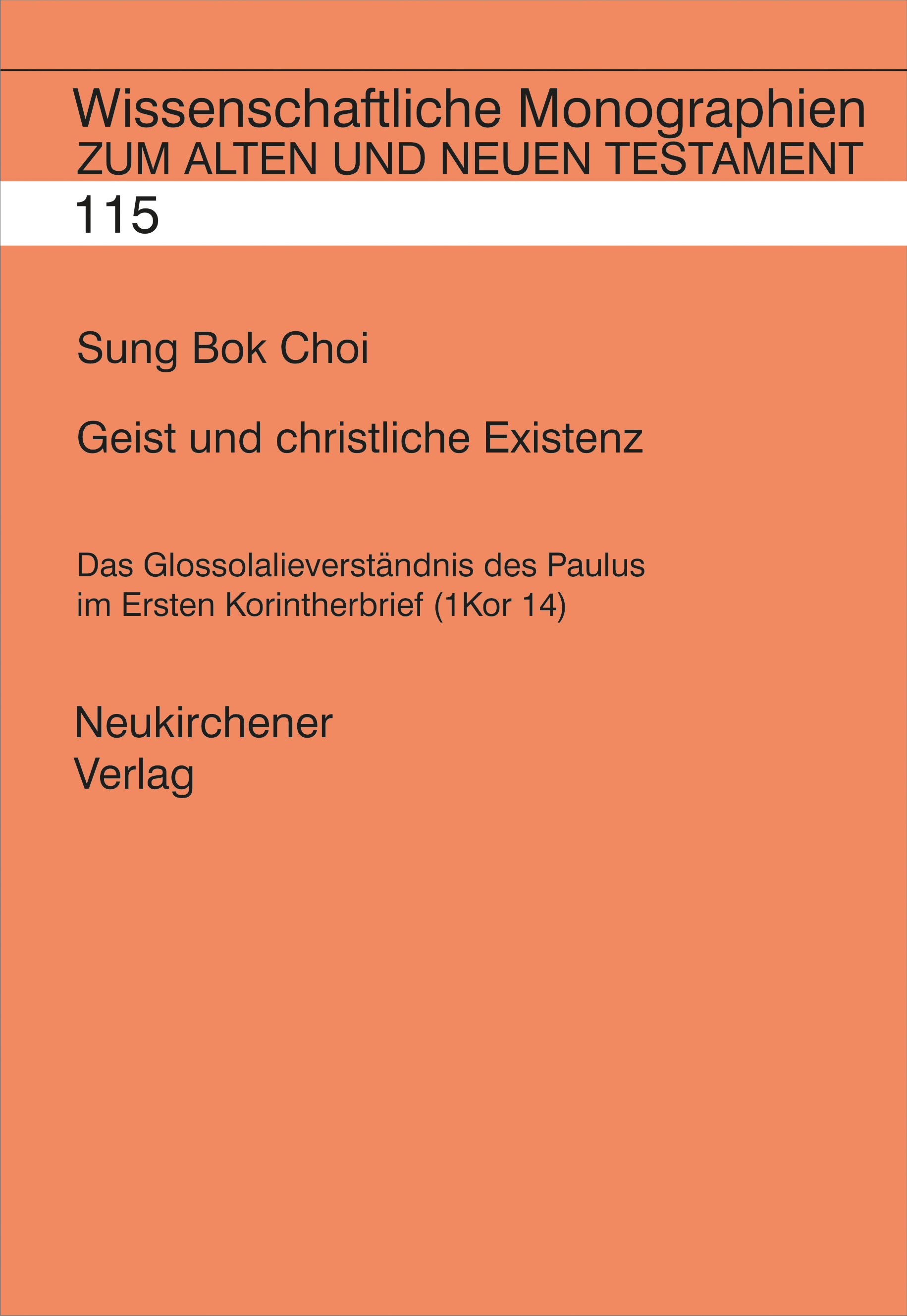 Book cover: Geist und christliche Existenz