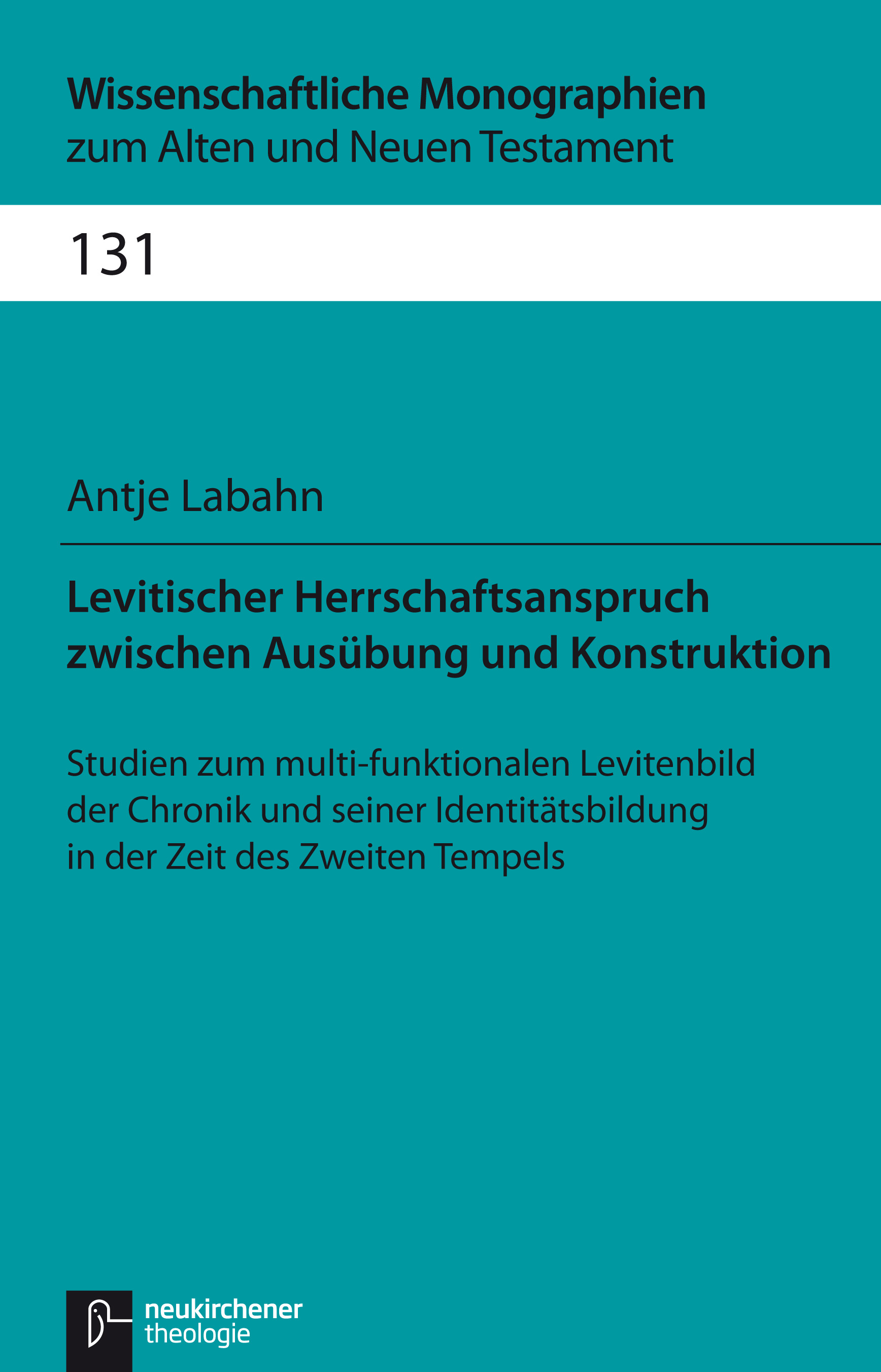 Book cover: Levitischer Herrschaftsanspruch zwischen Ausübung und Konstruktion