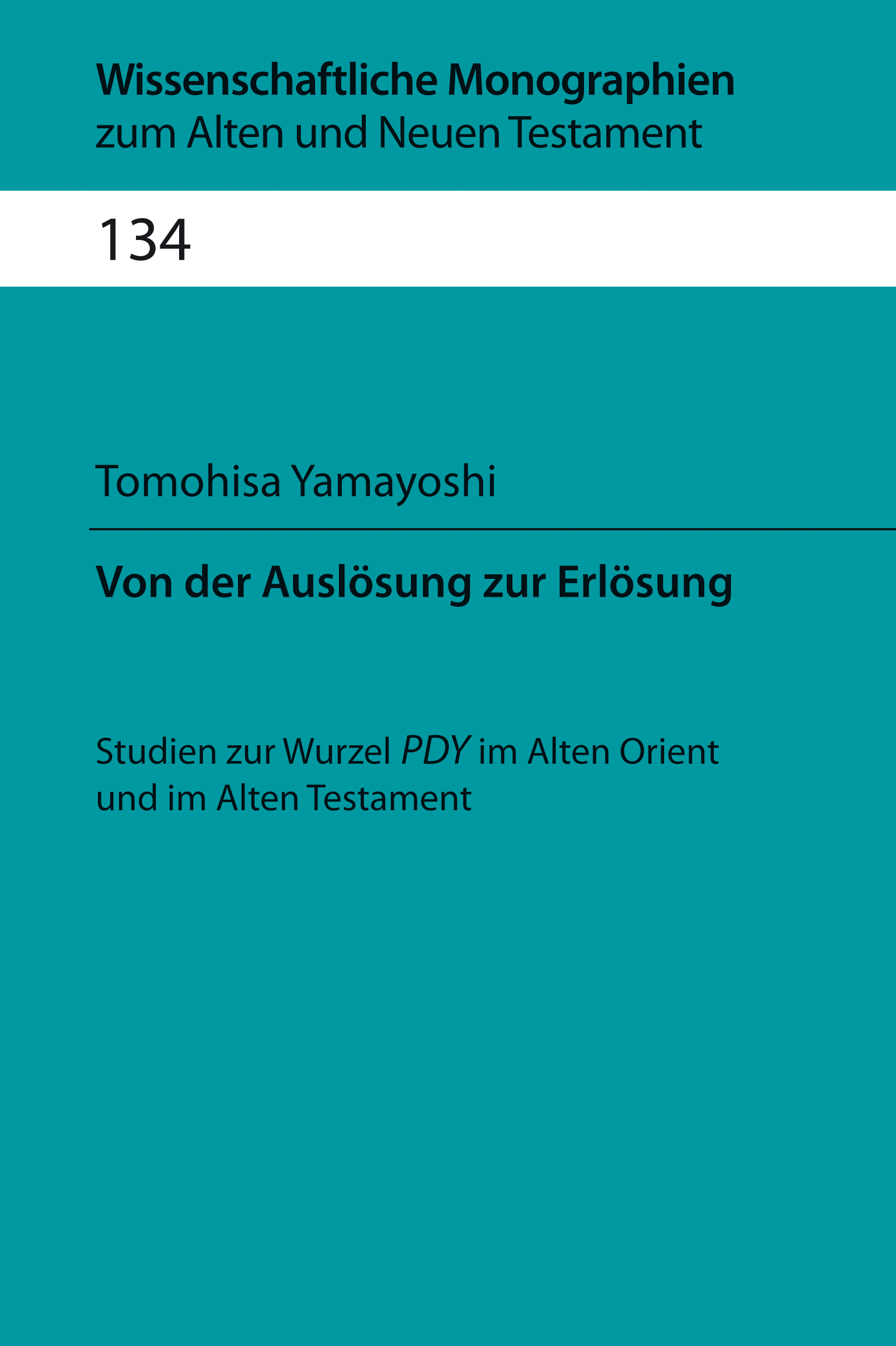 Book cover: Von der Auslösung zur Erlösung