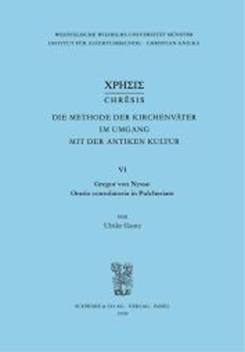 Book cover: Gregor von Nyssa