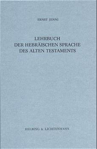 Book cover: Lehrbuch der hebraischen Sprache des Alten Testaments