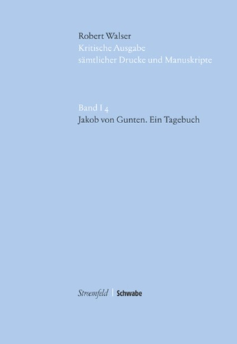 Book cover: Jakob von Gunten