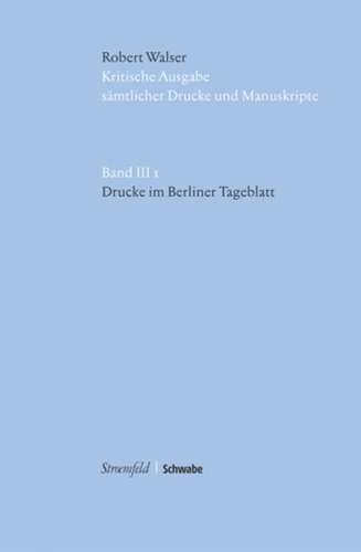 Book cover: Drucke im Berliner Tageblatt
