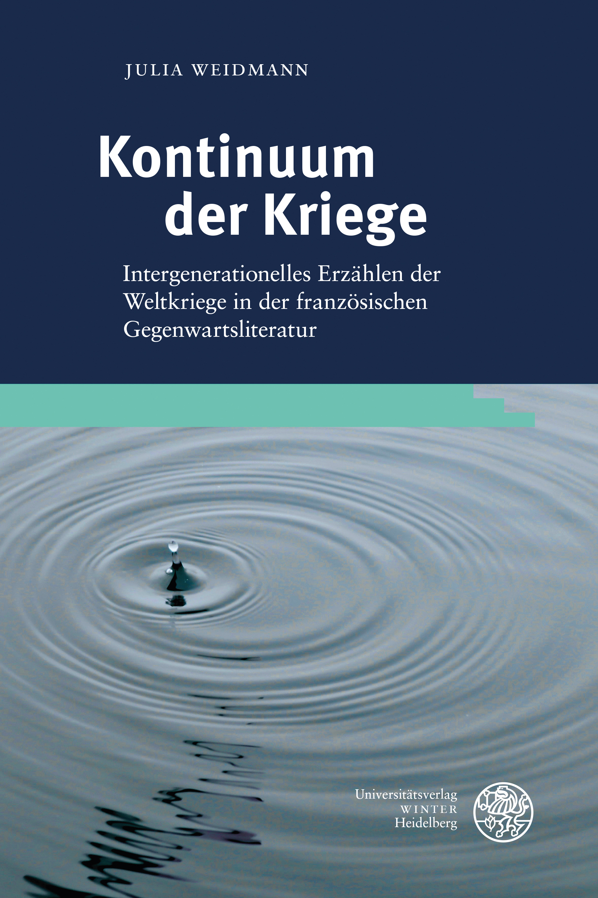 Book cover: Kontinuum der Kriege