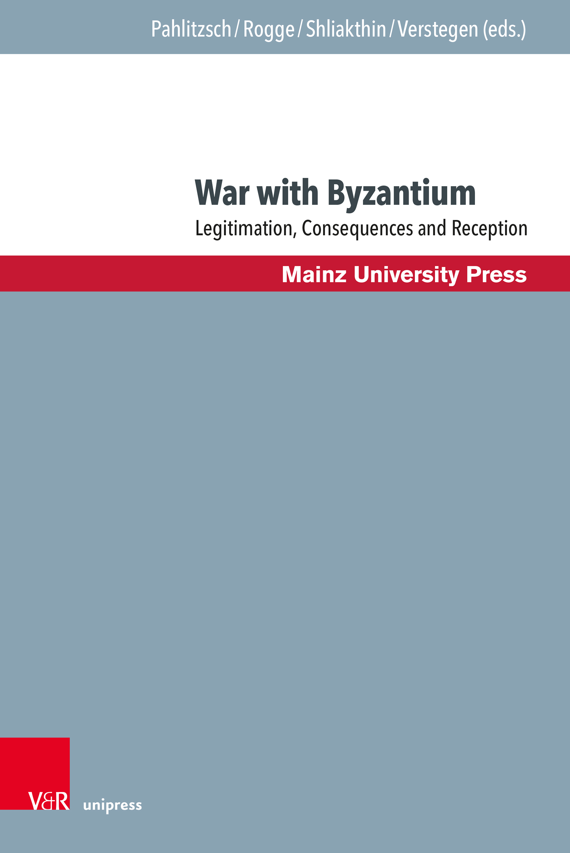 Book cover: War with Byzantium