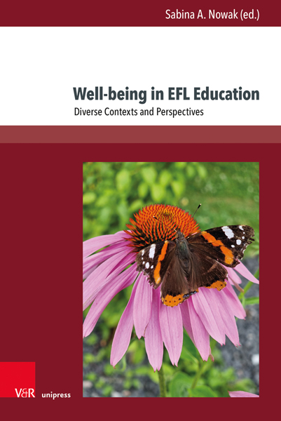 Book cover: Well-being in EFL Education