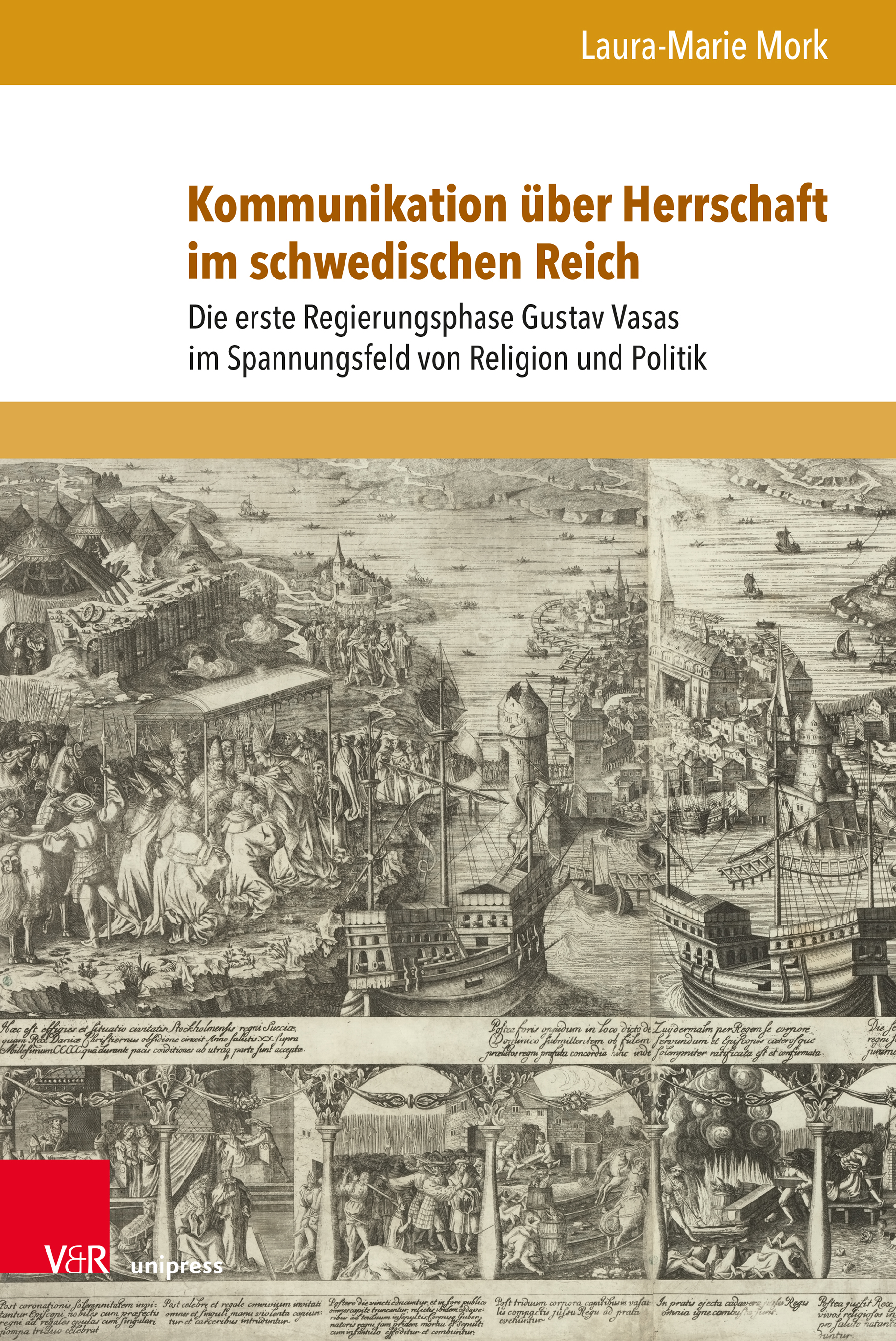 Book cover: Kommunikation über Herrschaft im schwedischen Reich