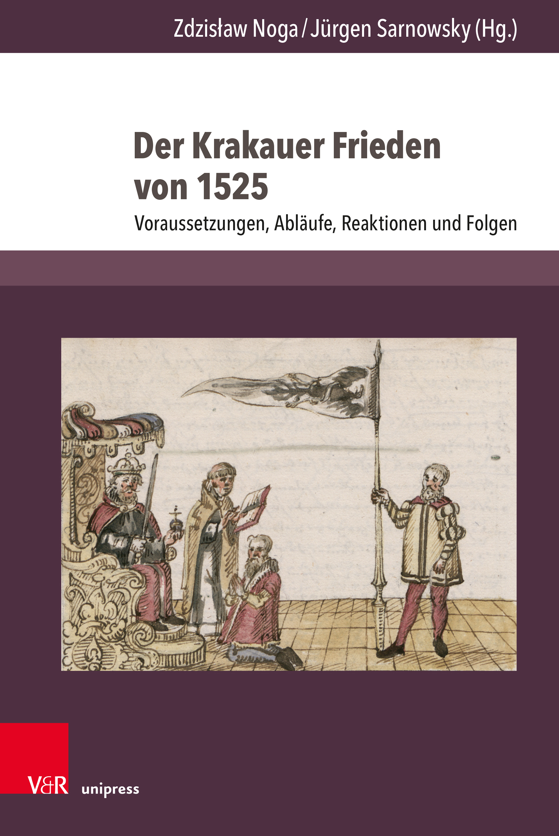 Book cover: Der Krakauer Frieden von 1525