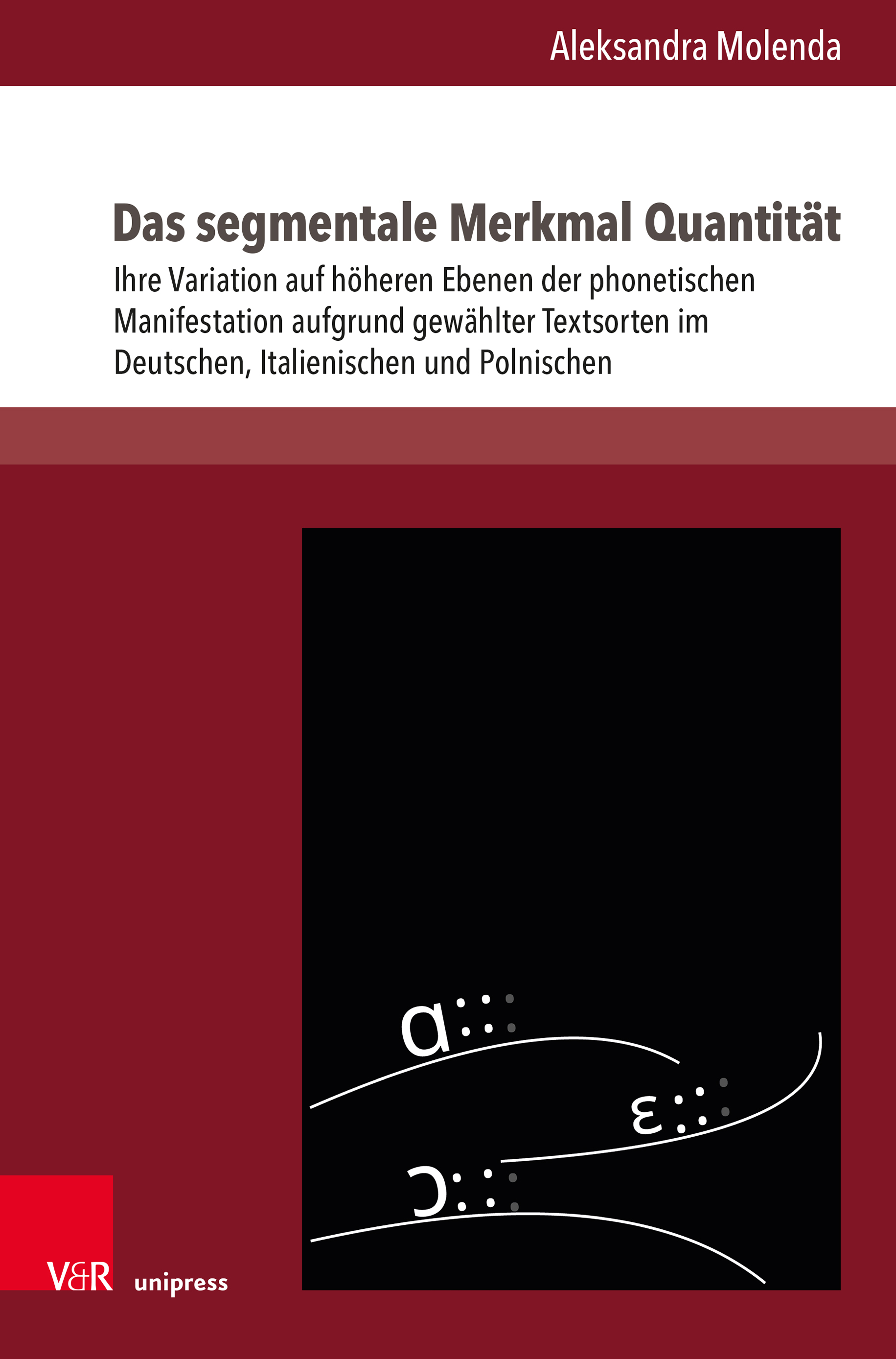 Book cover: Das segmentale Merkmal Quantität