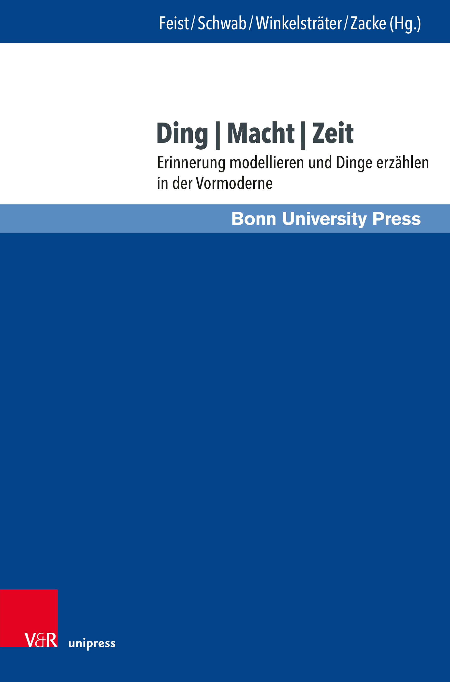 Book cover: Ding | Macht | Zeit