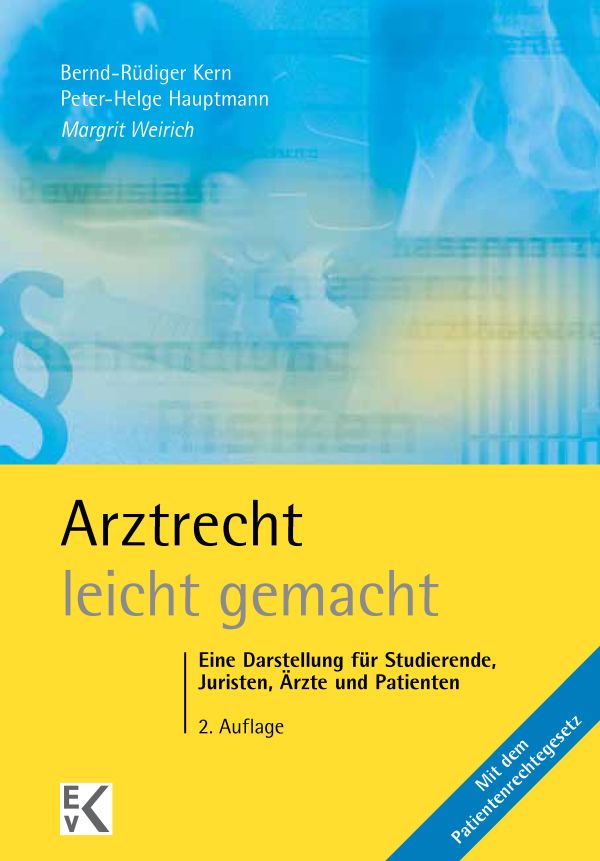 Book cover: Arztrecht – leicht gemacht.
