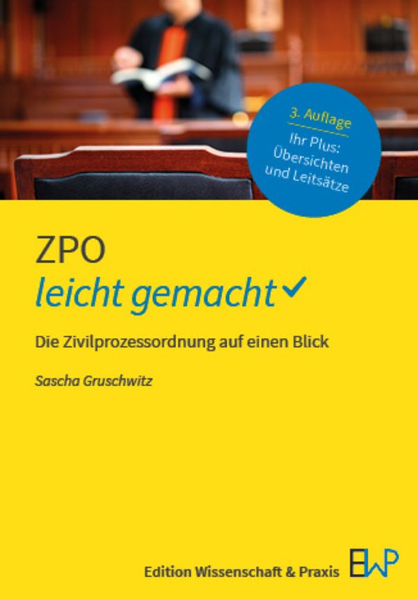 Book cover: ZPO – leicht gemacht
