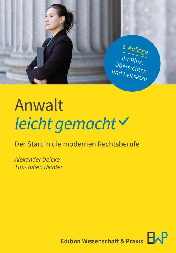 Book cover: Anwalt – leicht gemacht