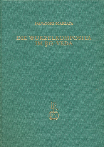 Book cover: Die Wurzelkomposita im Rg-Veda