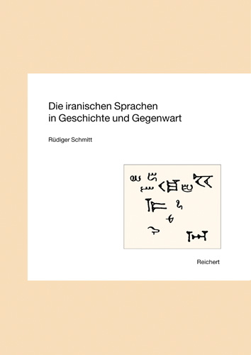 Book cover: Die iranischen Sprachen in Geschichte und Gegenwart