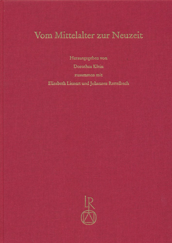 Book cover: Vom Mittelalter zur Neuzeit