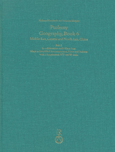 Book cover: Ptolemy, Geography Book 6 Part 2