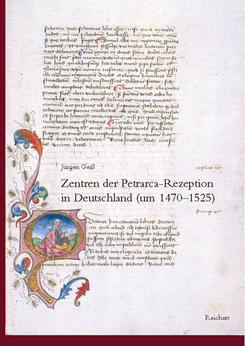 Book cover: Zentren der Petrarca-Rezeption in Deutschland (1470 bis 1525)