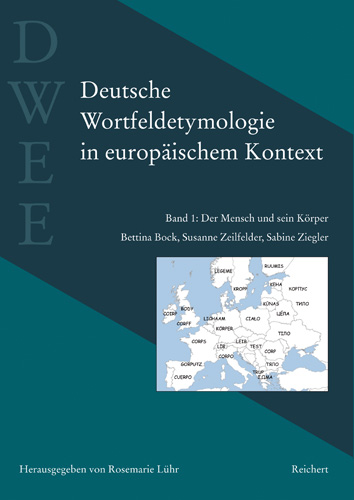 Book cover: Deutsche Wortfeldetymologie in europäischem Kontext (DWEE)