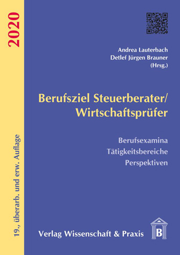 Book cover: Berufsziel Steuerberater-Wirtschaftsprüfer 2020.