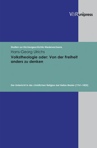 Book cover: Volkstheologie oder – Von der Freiheit anders zu denken
