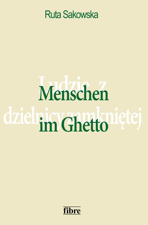 Book cover: Menschen im Ghetto