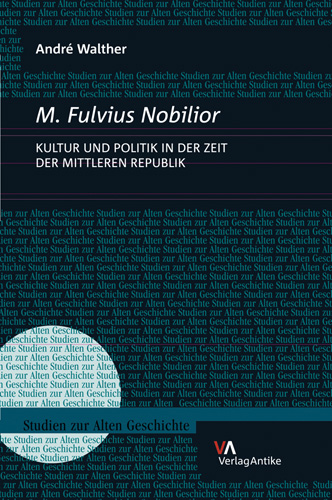Book cover: M. Fulvius Nobilior