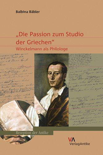 Book cover: ›Die Passion zum Studio der Griechen‹