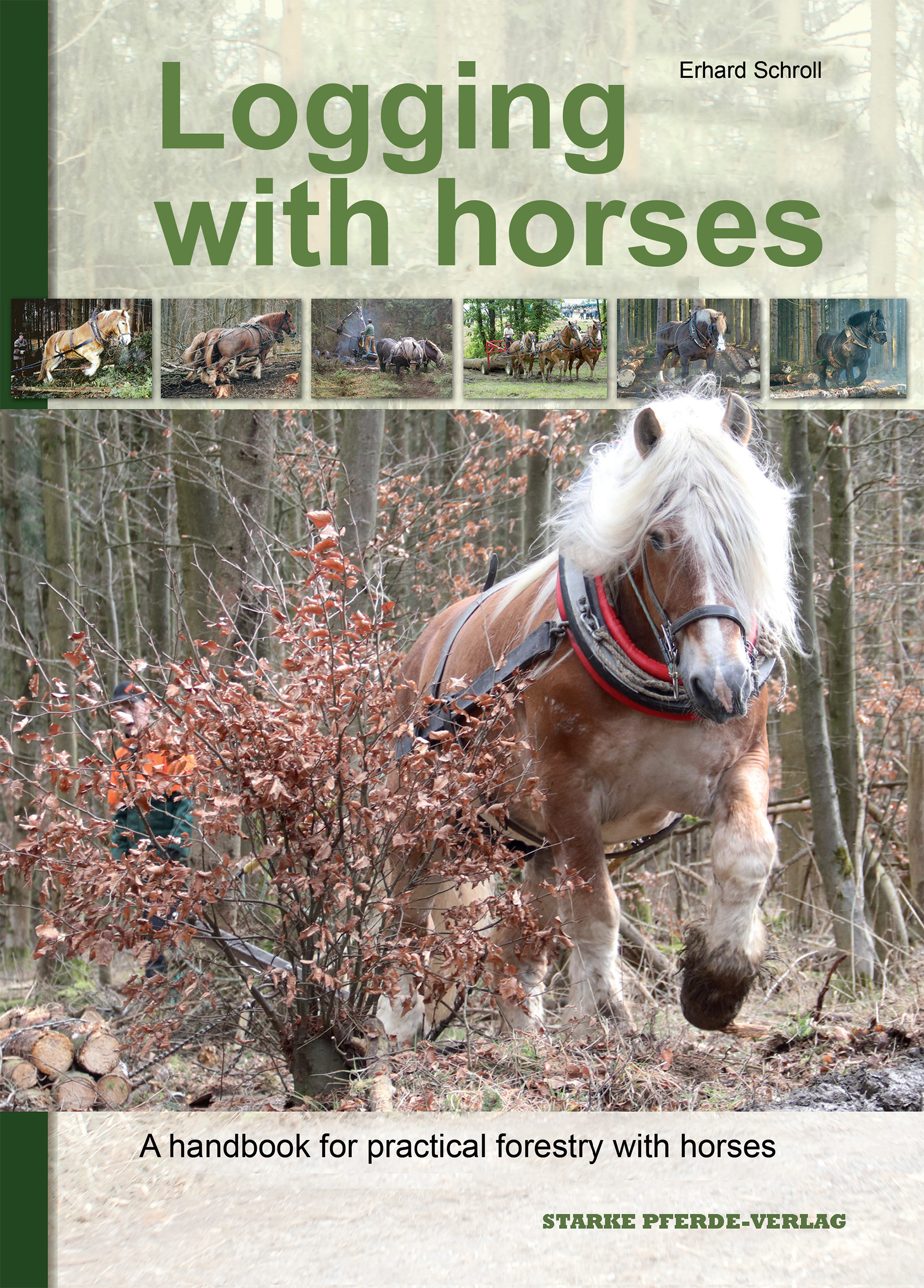 Book cover: Logging with Horses