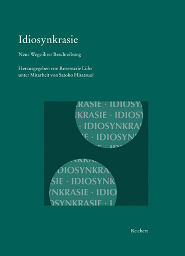 Book cover: Idiosynkrasie