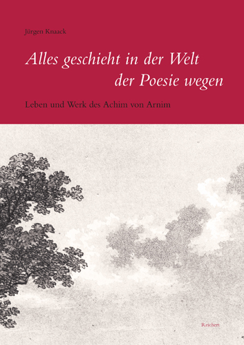 Book cover: Alles geschieht in der Welt der Poesie wegen